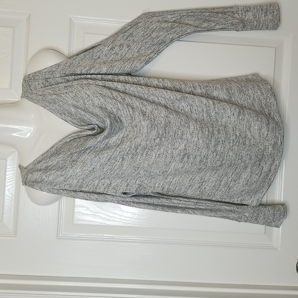 White House Black Market Open Shoulder Longsleeve Shirt